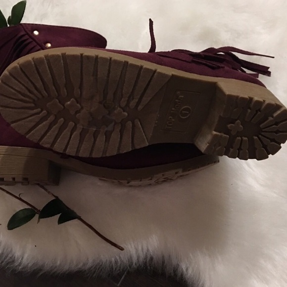 Fringe Heeled Boots - Picture 2 of 3